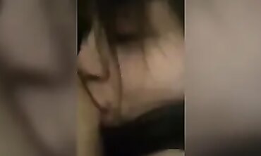 POV: Hot Asian Maid in Lingerie Gives Cowgirl Ride
