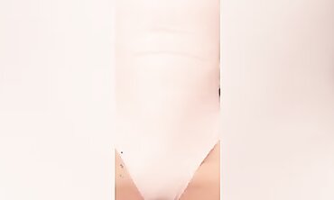French Amateur: Petite Blonde in Leotard Gets Massaged