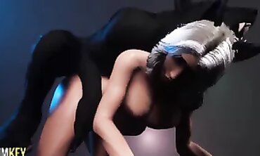 Juicy Monster Anal Creampie with Big Tits and Ass