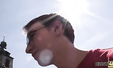 Nerdy Cuckold Watches Petite Girlfriend Hook Up With Stranger