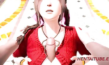 Final Desire Animated: Aerith's Busty Cupcake Fantasy