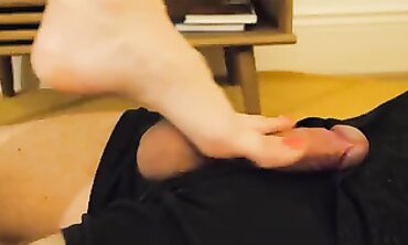 Miss Etherea's Sensual Toes: Husband Finally Submits to Footjob