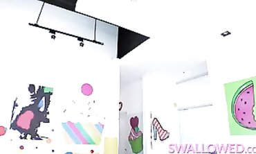 Jamie Jett Swallows in World-Class Blowjob Game