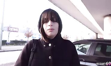 German Scout Seduces Punk Bimbos in Wild Berlin Hookup