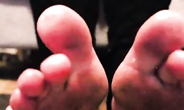 POV Redhead Footjob: Licking and Sounding Her Naughty Feet
