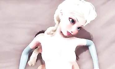 Disney Futa Trio: Mulan, Elsa & Jasmine