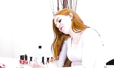 Redheaded Maya Kendrick Gets Naughty With Her Beautician