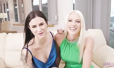 Billie Star Interviews Busty Blanche Bradburry