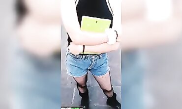 Latina Student Caught and Boned on the Street