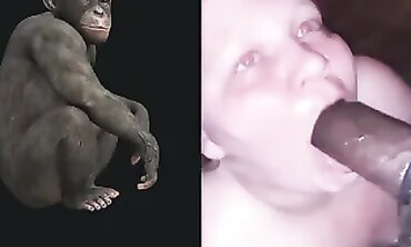 Amateur BBW Takes a BBC Blowjob