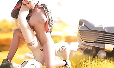 Cyberpunk Compilation 2: Interracial & Lesbian POV