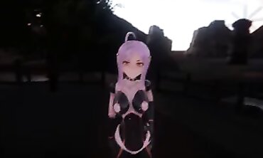 POV: Monster Anal Creampie on Balcony