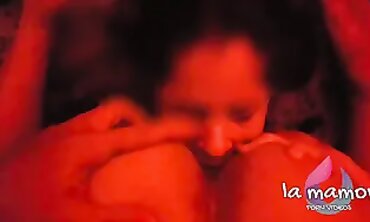 Latina Lesbians Tribbing at a Dirty Party