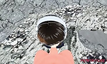 Dr. Stone Cosplay: Senku and Yuzuriha Rough Anime Sex