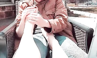 POV: My Boyfriend Worships My Feet In Public