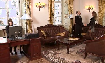 Jituska Lets An Senior Boy Drill Her Widely Opened Bum Crevice two