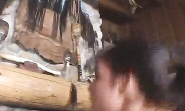 Handsome Lorena Eats Her Schlong Before Substituting It With A Rock-Hard Man Meat