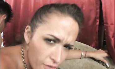 Carmella Bing Asks Politely For A Knob In Her Arse While Another Slips Into Her Labia