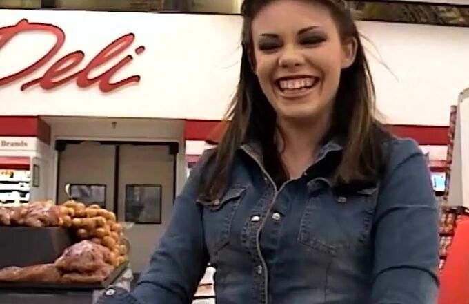 Gia Paloma Swallows Some Testicle Tonic And Gets Poked Outside