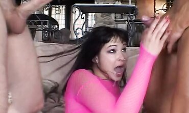 Shayna Knight Inhales 2 Hard-Ons At Once And Does Anal Invasion