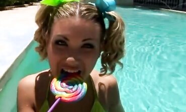 Aubrey Adams Is Just Over The Barely Legal Age