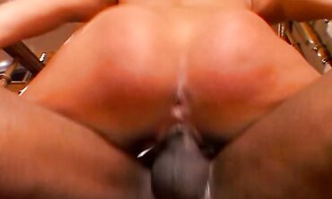 Jasmine Demonstrates Off Her Fellate And Deep Ass-Fuck Abilities With A Immense Ebony Dick
