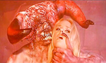 Wish Pummel As Hannah Rails The Demon Himself Til She's Caked In His Jizm