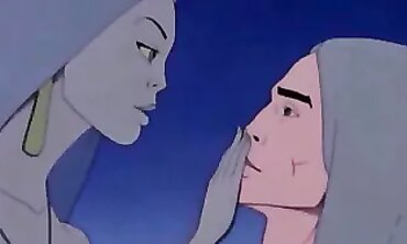 Retro Anime MILF Goddess Deep Throat Blowjob