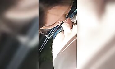 MILF Pink Dogging With A Stranger Outdoors
