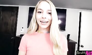 Step-Sister-In-Law Shows Off Her Busty Assets