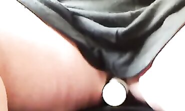 British BBW Mature Woman Masturbates With Vibrator in the Park