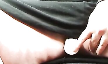 British BBW Mature Woman Masturbates With Vibrator in the Park