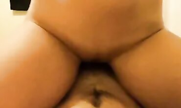 POV: Bombshell Rides With Huge Tits In Hostel