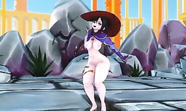 MMD R18: Mona Gets Roughly Humped and Squirts in 3D Anime