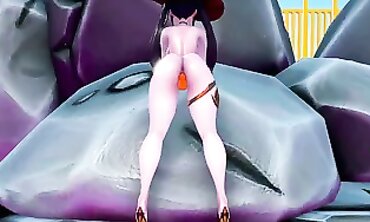 MMD R18: Mona Gets Roughly Humped and Squirts in 3D Anime