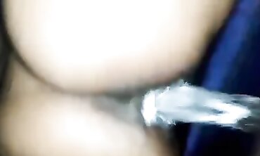 Ebony MILF Takes Huge BBC Backshots and Creampie