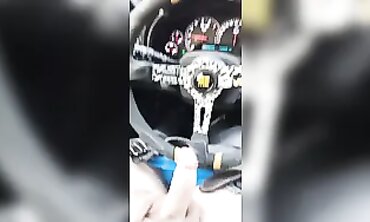 Snapchat Shenanigans: Driving with My Man-meat Out