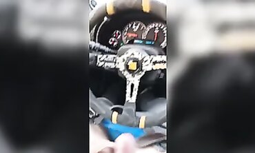 Snapchat Shenanigans: Driving with My Man-meat Out