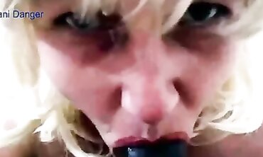 Angel Fowler Takes a Massive African Cock in Her Mouth