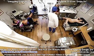Asia Perez & Little Mina Stripped For A Medical Exam
