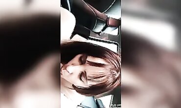 Beautiful Bimbos Deep Throated in a Parking Lot
