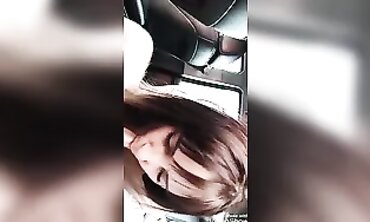 Beautiful Bimbos Deep Throated in a Parking Lot