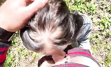 POV Blowjob While Husband Calls