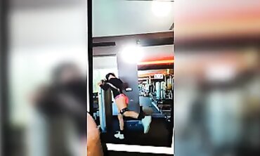 Muscular Stepdad Caught Jerking Off During Workout