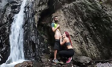 Latina Big Ass Outdoor Sex By A Waterfall