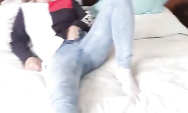 Shaggy Mature Mom Masturbates In Front Of Her Son's Friend