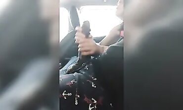 Min Gets a BBC Handjob with Internal Creampie