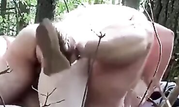 British BBW Milf Spreads Legs For Cock In The Woods