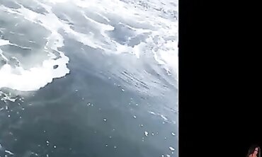 Kiki Klout Gets Outdoor Labia Eating on Jet Skis