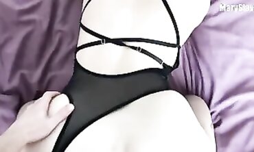 Petite Beauty Takes Rough Blowjob and Doggystyle in Lingerie Bodysuit